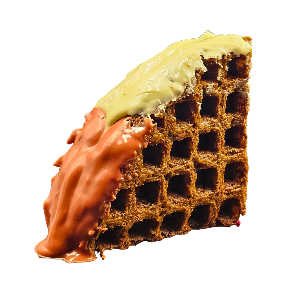 Strawberry White Waffle